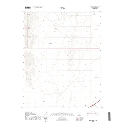 2018 Map of Arrow Canyon SE, 2018 Print