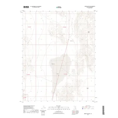 2018 Map of Arrow Canyon SW, 2018 Print