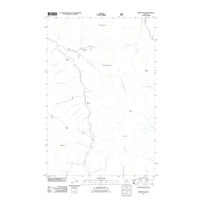 2011 Map of Arrow Peak, 2011 Print