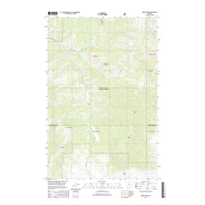 2017 Map of Arrow Peak, 2017 Print
