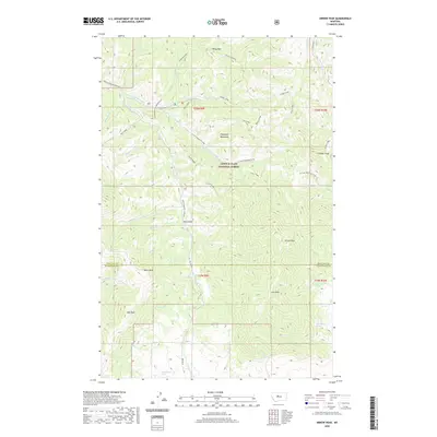 2020 Map of Arrow Peak, 2020 Print