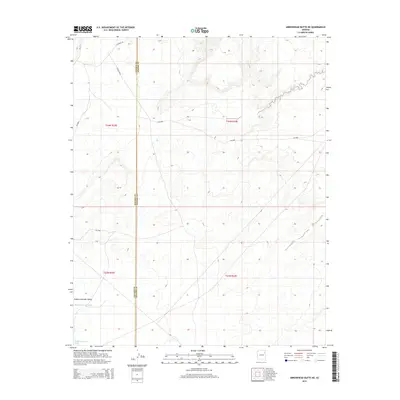 2014 Map of Arrowhead Butte NE, 2014 Print
