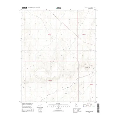 2014 Map of Arrowhead Mesa, 2014 Print