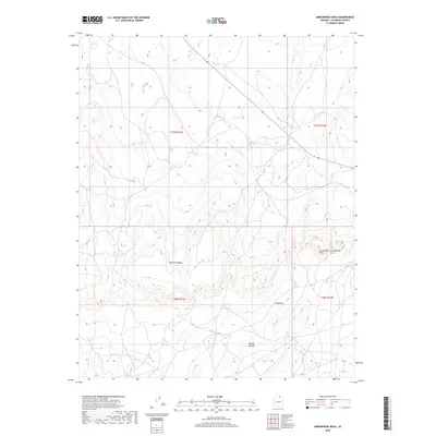 2018 Map of Arrowhead Mesa, 2018 Print