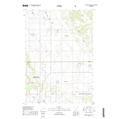 2017 Map of Arrowhead Reservoir, 2017 Print