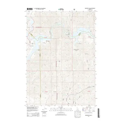2013 Map of Arrowrock Dam, 2013 Print