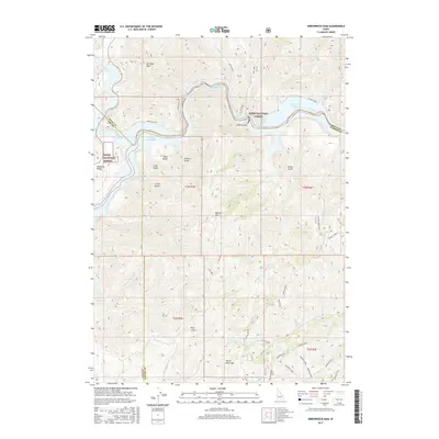 2017 Map of Arrowrock Dam, 2017 Print