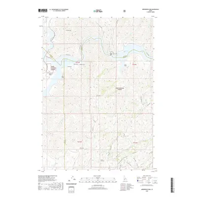 2020 Map of Arrowrock Dam, 2020 Print