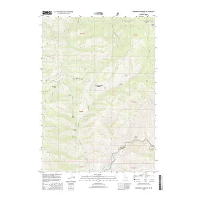 2017 Map of Arrowrock Reservoir NE, 2017 Print