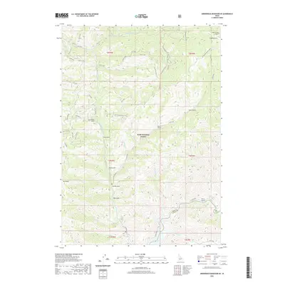 2020 Map of Arrowrock Reservoir NE, 2020 Print