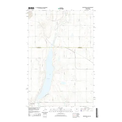 2014 Map of Arrowwood Lake, 2014 Print