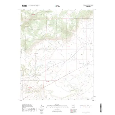2023 Map of Arroyo Alamocito, 2023 Print