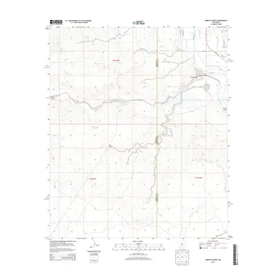 2013 Map of Arroyo Cuervo, 2013 Print