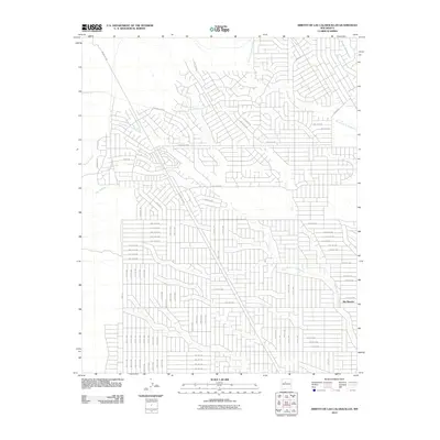 2010 Map of Arroyo de las Calabacillas, 2010 Print