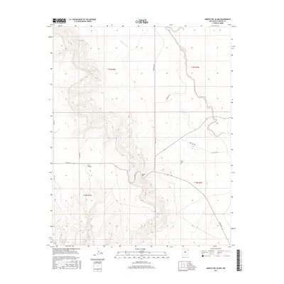 2017 Map of Arroyo Del Alamo, 2017 Print