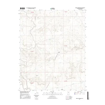 2017 Map of Arroyo Empedrado, 2017 Print