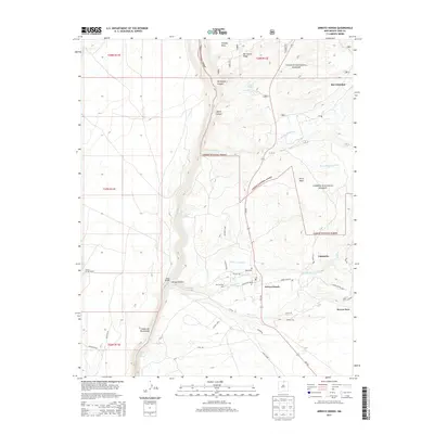 2013 Map of Arroyo Hondo, 2013 Print