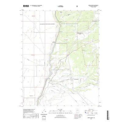 2020 Map of Arroyo Hondo, 2020 Print