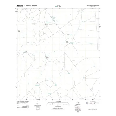 2010 Map of Arroyo Huisache, 2010 Print