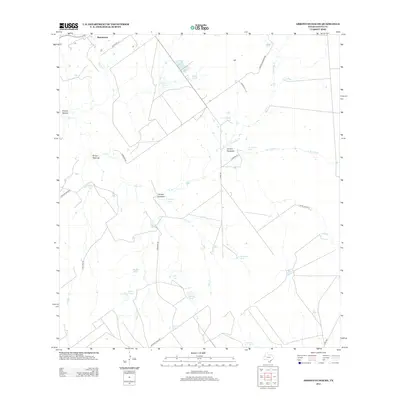 2012 Map of Arroyo Huisache, 2012 Print