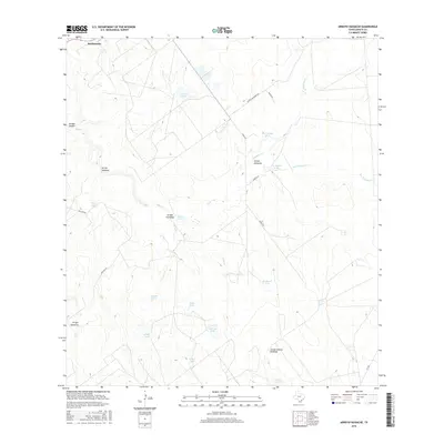 2016 Map of Arroyo Huisache, 2016 Print
