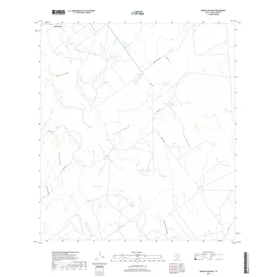2019 Map of Arroyo Huisache, 2019 Print