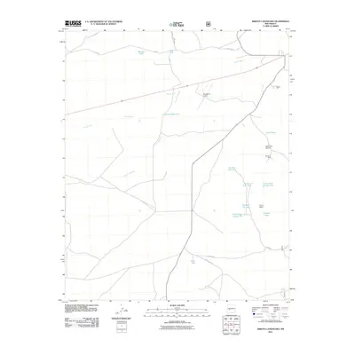 2011 Map of Arroyo Landavaso, 2011 Print