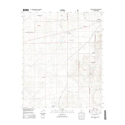 2013 Map of Arroyo Landavaso, 2013 Print