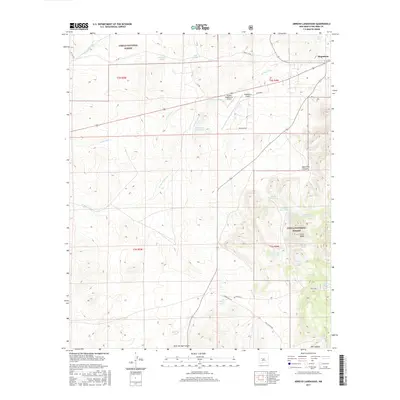 2017 Map of Arroyo Landavaso, 2017 Print