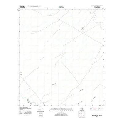 2010 Map of Arroyo Melado, 2010 Print