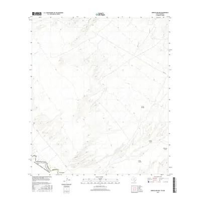 2016 Map of Arroyo Melado, 2016 Print