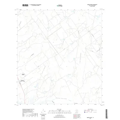 2019 Map of Arroyo Miguel, 2019 Print