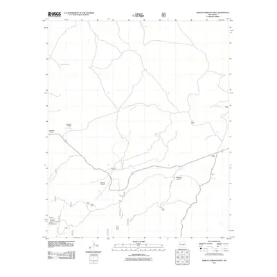 2011 Map of Arroyo Serrano West, 2011 Print