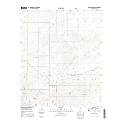 2013 Map of Arroyo Serrano West, 2013 Print
