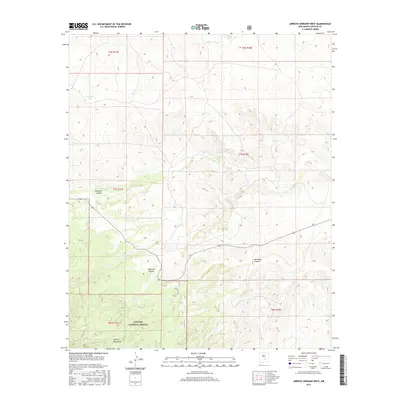2017 Map of Arroyo Serrano West, 2017 Print