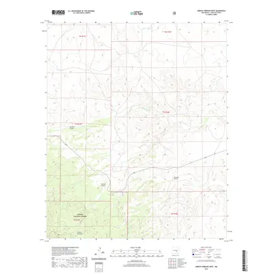 2020 Map of Arroyo Serrano West, 2020 Print
