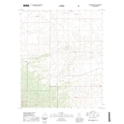 2023 Map of Arroyo Serrano West, 2023 Print