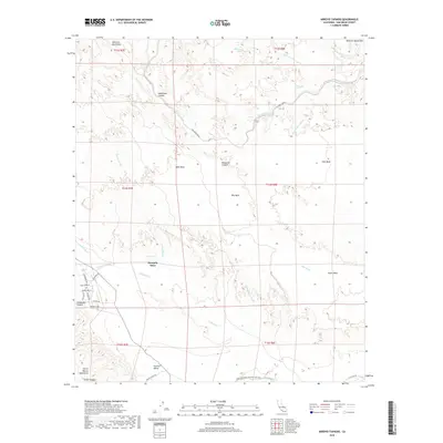 2018 Map of Arroyo Tapiado, 2018 Print