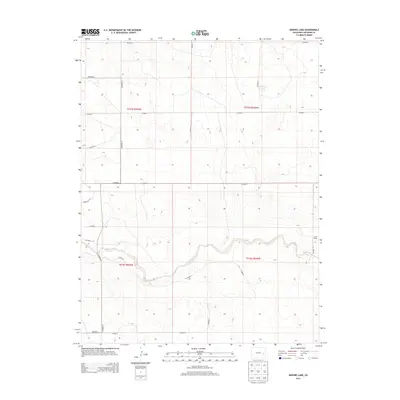 2013 Map of Arsenic Lake, 2013 Print