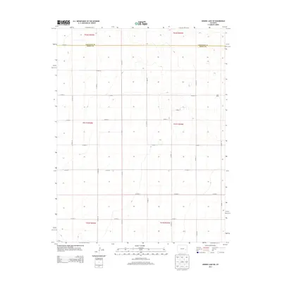 2013 Map of Arsenic Lake SW, 2013 Print