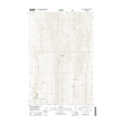 2014 Map of Arsenic Mountain, 2014 Print