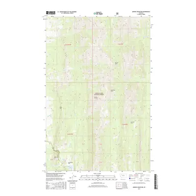 2017 Map of Arsenic Mountain, 2017 Print