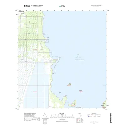 2018 Map of Arsenicker Keys, 2018 Print