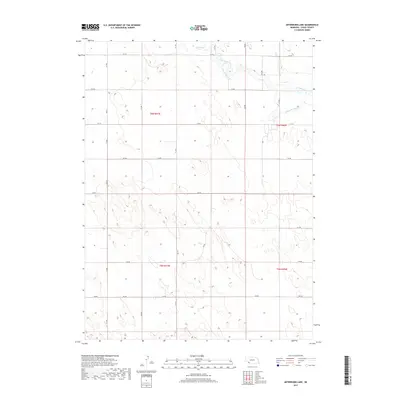 2017 Map of Arterburn Lake, 2017 Print