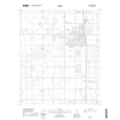 2020 Map of Artesia, 2020 Print