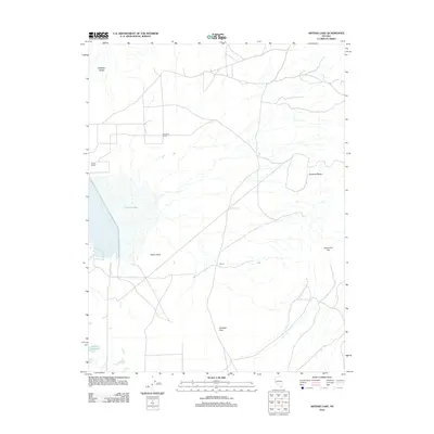 2012 Map of Artesia Lake, 2012 Print