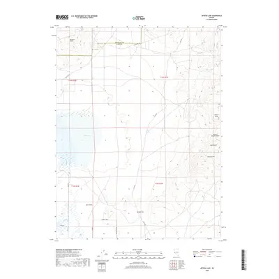 2018 Map of Artesia Lake, 2018 Print