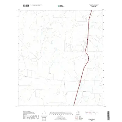 2019 Map of Artesia Wells, 2019 Print