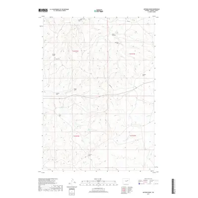 2017 Map of Artesian Draw, 2017 Print