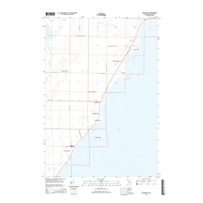 2014 Map of Arthur Bay, 2014 Print
